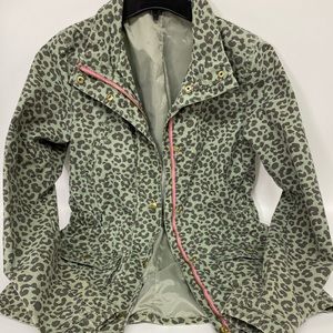 Mint Leopard H&M Jacket